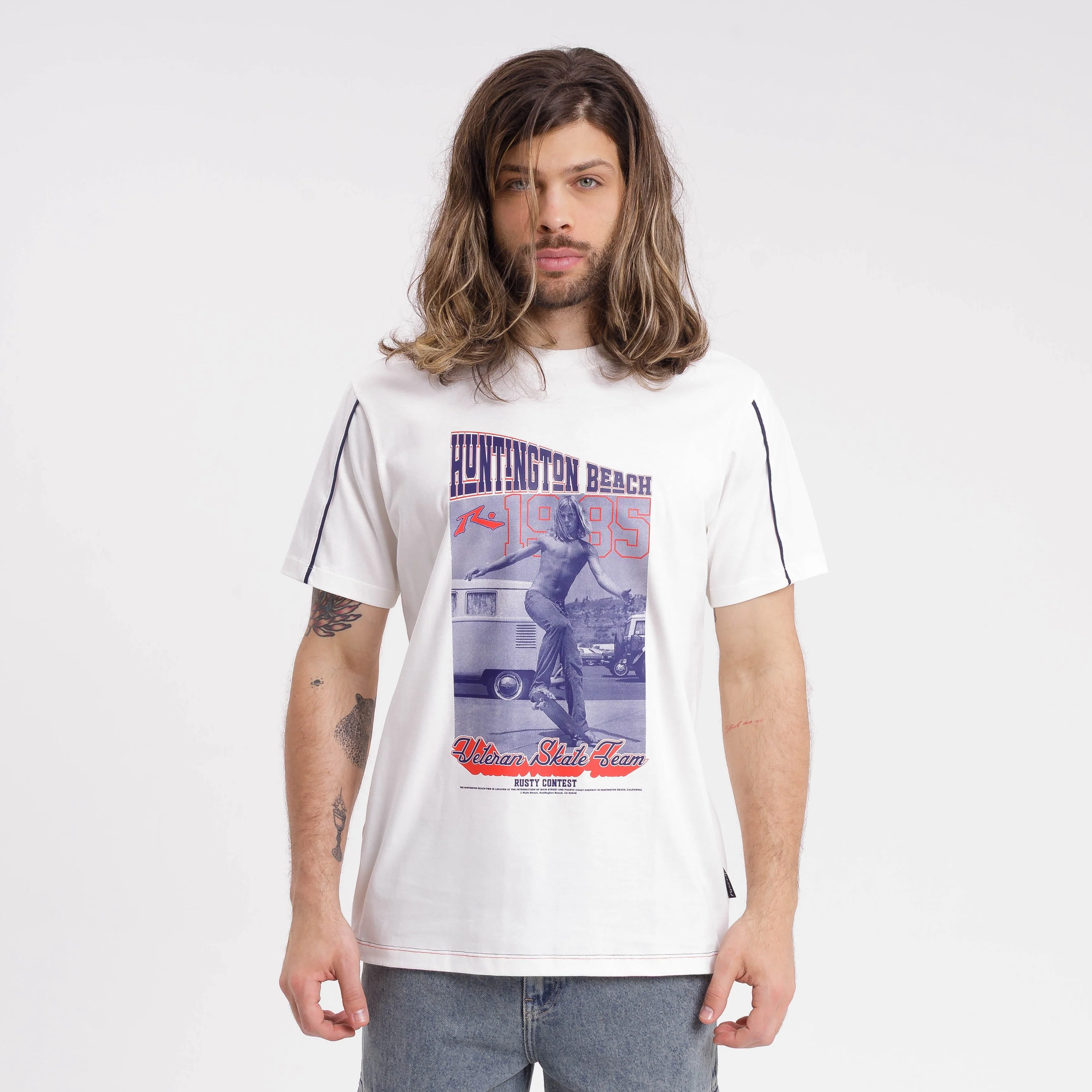 Remera Mc Rusty Veteran Skate Tee White - Image 2