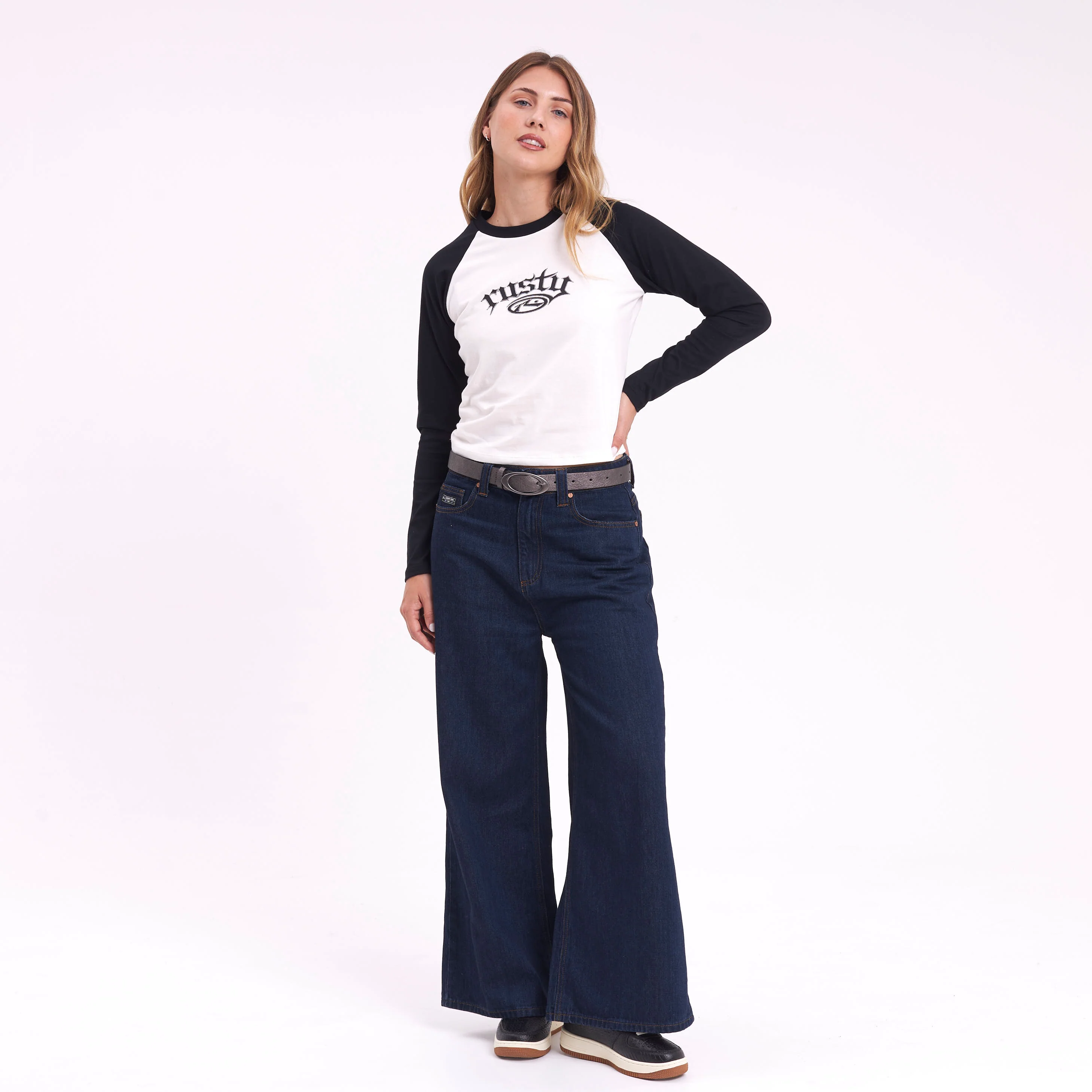 Remera Ml Rusty New Break Ls Fitted Tee Snow White - Image 6