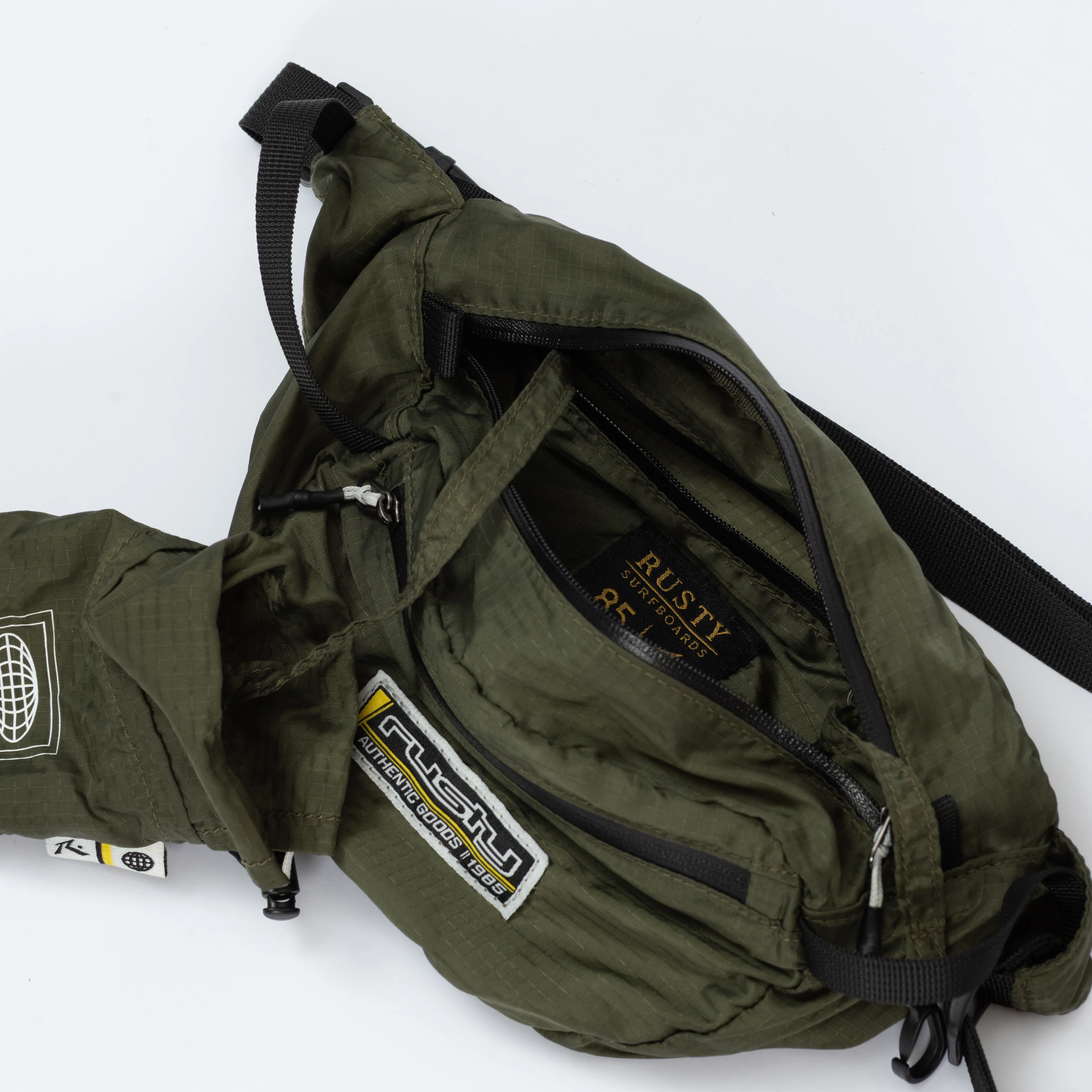 Riñonera Rusty Glitch Waistbag Olive - Image 3